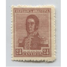 ARGENTINA 1922 GJ 557 ESTAMPILLA NUEVA MINT U$ 20 + 50 %